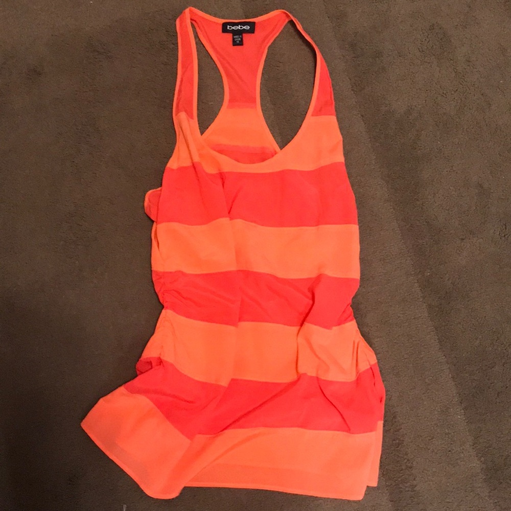 Bebe striped tank